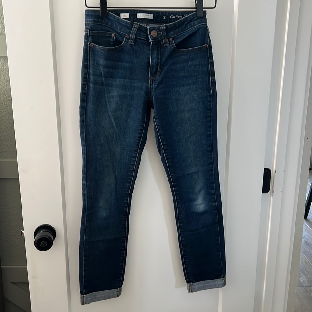 Lauren Conrad cuffed skinny jeans size 2
